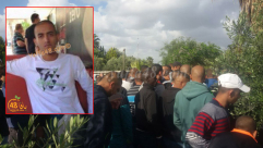 بالفيديو: جموع من أهالي اللد يشيّعون جثمان الشاب أمين أبو دحل ضحية حادث الطرق